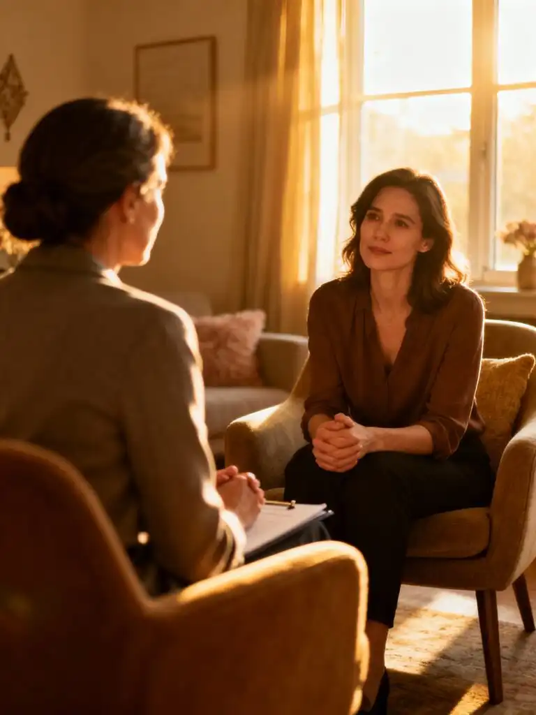 Professional therapy and support systems accelerate healing